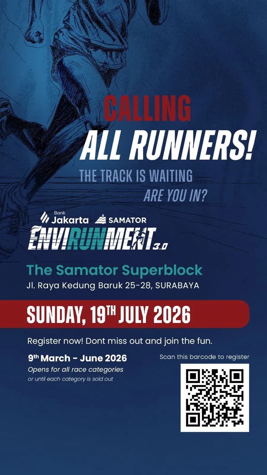 RUN WITH PURPOSE. WIN WITH EXCITEMENT.